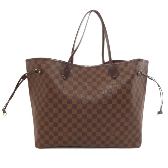 LOUIS VUITTON Brown Damier Neverfull GM Tote Bag - Picture 2 of 11